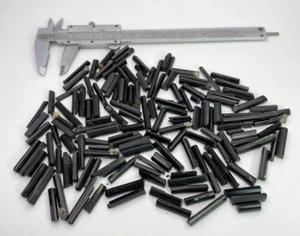 230 grams Black Tourmaline crystals clusters 4.0 to 6.0mm lustrous shiny lot. - Picture 1 of 7