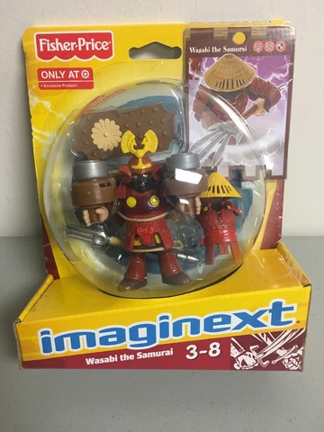 Fisher Price Imaginext Exclusive-Wasabi the Samurai - Battle Arena Warrior - NEW Cover