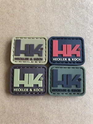 JUEGO DE 4 PARCHES TOTALES HK PATCH HECKLER HK45 Hk45c P30 VP9 VP40 USP Mark 23 P7M8 Foto 1 de 4