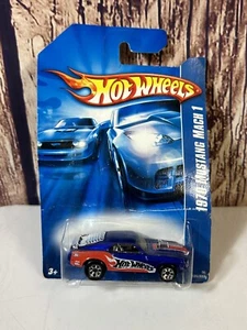 2006 Hot Wheels 1970 Mustang Mach 1 #125 black red/silver 5sp 1/64 - Bild 1 von 2