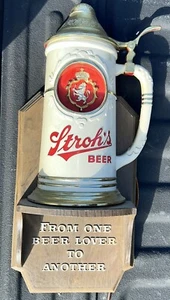 Letrero iluminado Stein de cerveza Stroh's Beer From One Beer To Another, 1972 vintage - Imagen 1 de 10