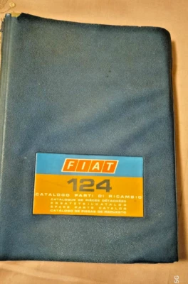 Catalogo Parti Ricambio Fiat 124 STAMPA 1972 - Immagine 1 di 4