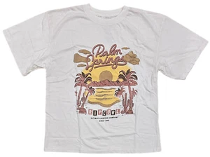 Rip Curl Women's T-Shirt Palm Springs Vibes Oversized Boyfriend Relaxed Fit Tee - Picture 1 of 1