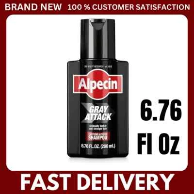Champú Alpecin Gray Attack para hombre 6,76 fl oz - oscurece gradualmente el cabello Foto 1 de 4