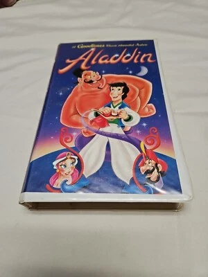 Aladdin VHS 1992 A Good times Classic Animated Feature Not Disney Clam Shell.!!  - Image 1 of 4