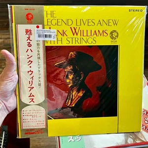 Hank Williams Legend Lives Anew with Strings LP Record JAPAN OBI MGM - Picture 1 of 5