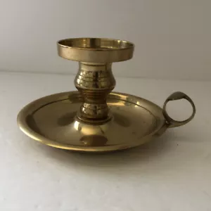 Solid Brass International Silver Co India Handmade Chamber Candleholder - Picture 1 of 12