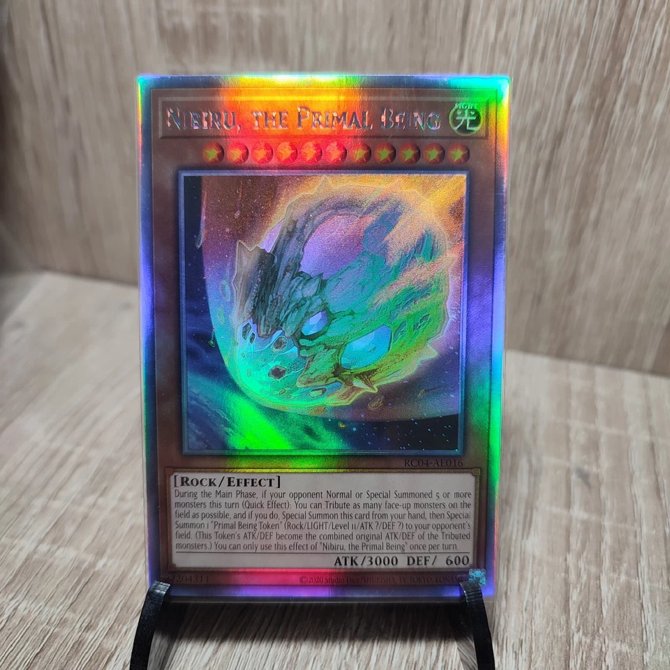Yugioh Asian English Nibiru The Primal Being RC04-AE016 HR Original - Image 1 of 1