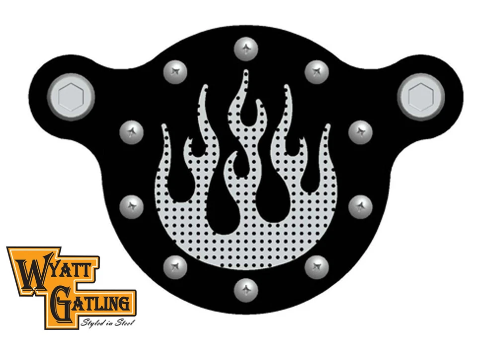 Комплект воздухоочистителя Wyatt Gatling черный для Harley Davidson от V-Twin - Изображение 1 из 1