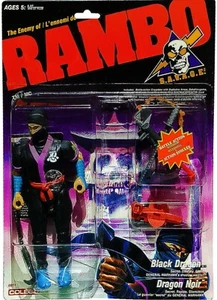 RAMBO S.A.V.A.G.E. Black Dragon Figur, Vintage 1985/86 Sammlerstück, Neu! MOSKAU!! - Bild 1 von 2