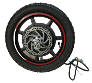 Entire Rear wheel  Motor assembly for Sailnovo 14" folding electric YI-14 e-bike - Picture 1 of 2