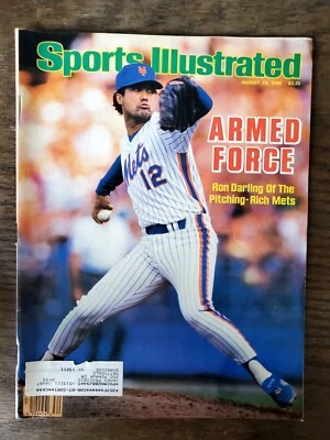 Sports Illustrated Armed Force Ron Darling NY Mets MLB Baseball August 25 1986 - Image 1 of 4