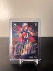 Drake Maye Optic Light It Up Rookie RC 2024 Donruss Optic Patriots - Picture 1 of 2