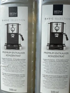 BEEM Premium Entkalker Konzentrat –2x 500 ml – Für Kaffee-, Tee - Bild 1 von 2