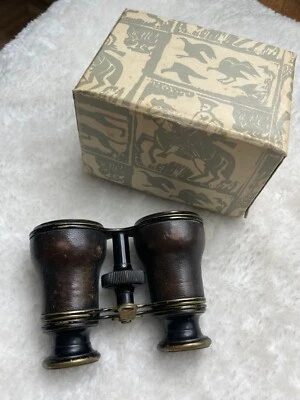 Ancienne paire de jumelles de théâtre "Doninelli opticiens - Nice" - Photo 1/4