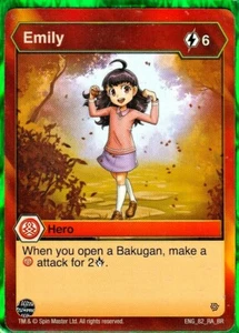 1 x Bakugan Resurgence Emily Hero Card - ENG 82 RA BR New - Picture 1 of 1