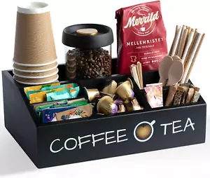 Coffee Station Organizer – Premium 2025 All-In-One Coffee Bar & Tea Organizer fo - Picture 1 of 12