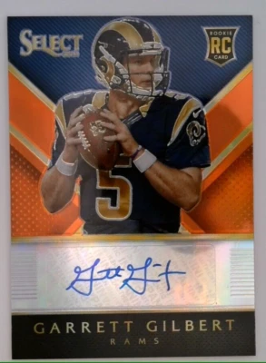 2014 Panini Select Orange Prizm /35 Garrett Gilbert #RA-GG Rookie Auto RC - Image 1 of 2