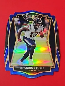 Brandin Cooks 2020 Panini Select Premier Blue Prizm Die Cut #140 ,Houston Texans - Picture 1 of 2