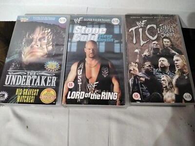 WRESTLING SILVER VISION VHS TAPES LOT 4 - Image 1 of 4