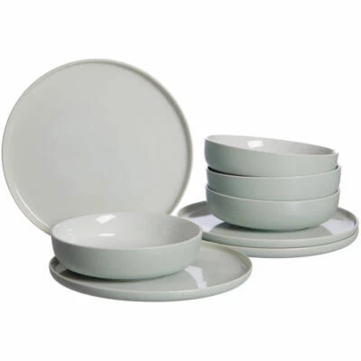 Ritzenhoff & Breker JASPER Dinner Service 8 Piece Dinnerware Set Round Stoneware Mint - Image 1 of 4