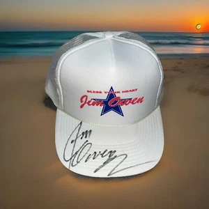 Autographed Bless Your Heart Jim Owen Country Singer Hat Cap Trucker Country Cap - Picture 1 of 24