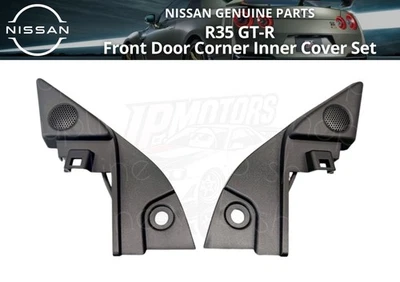 Juego de cubierta interior esquina puerta delantera izquierda y derecha NISSAN R35 GT-R genuino JDM Japón Foto 1 de 4