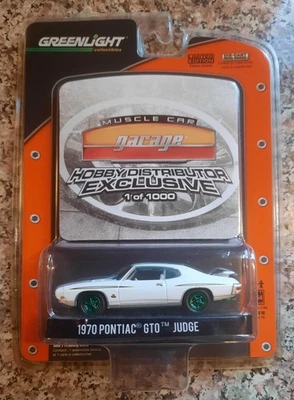 GREENLIGHT MCG DISTRIBUIDOR HOBBY EXCLUSIVO 1970 PONTIAC GTO MÁQUINA VERDE 🔥VHTF Foto 1 de 4