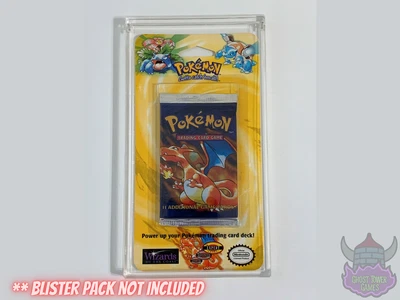 Vitrina Acrílica con Tapa Magnética - Pokemon Vintage WOTC Blister Pack Foto 1 de 4