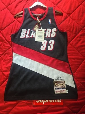 Camiseta deportiva 100 % auténtica Scottie Pippen Mitchell Ness 99 00 talla 36 Foto 1 de 3