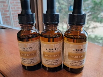 Vitality Extracts Hair Envy Essential Oils Natural Hair Growth 30 mL 100% Lot X3 - Image 1 of 2