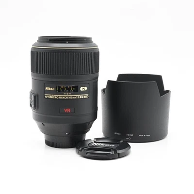 Nikon Nikkor AF-S 105mm f2.8 G VR Micro IF ED Lens AFS #401 - Image 1 of 4