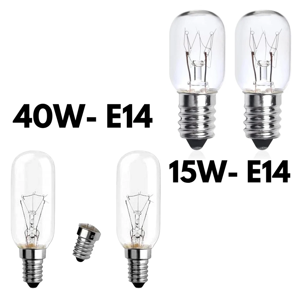 Oven Cooker Appliance Bulb 300°C Universal Lamp Light 15W 40W 240V E14 SES - Image 1 of 1