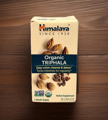 Himalaya Triphala 60 Comprimidos Sin Gluten, Calidad GMP Asegurada, Orgánico Foto 1 de 4