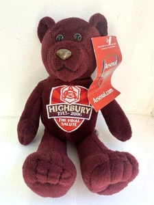 Vintage Arsenal Mascot Plush Memorabilia - Bear - Highbury The Final Salute - Picture 1 of 8