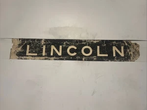 LINCOLN - X1 Lincolnshire 1960s Bus Destination Blind 30” Gift - Picture 1 of 8