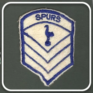 TOTTENHAN HOTSPUR SPURS FOOTBALL CLUB 1960s VINTAGE BADGE SEW ON PATCH - Picture 1 of 1
