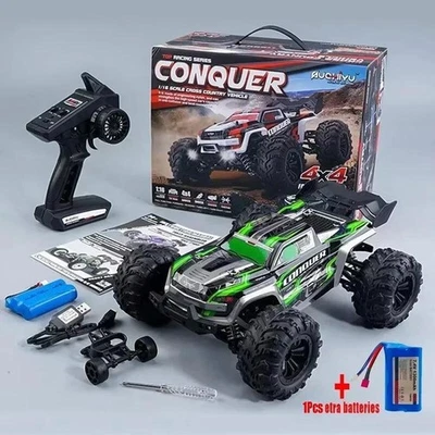 1:16 Rc Car 50km/h High Speed 4wd Remote Control Car 2.4g Off Road Monster Truck - Image 1 of 4