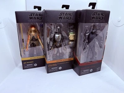 Star Wars  2020-21 The Black series lot 3 Action Figures MIB - Image 1 of 4