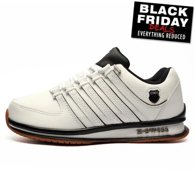 K Swiss Rinzler Ltd Edition Herren Klassisch Retro Lifestyle Designer Turnschuhe Weiß - Bild 1 von 4