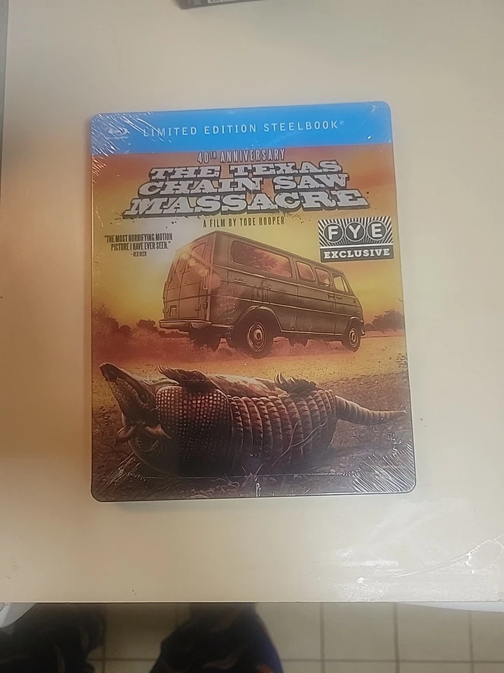 The Texas Chainsaw Massacre BLU RAY 40TH ANNIVERSARY Steelbook FYE Excl. SEALED - Image 1 of 2