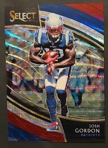 2018 Panini Select /99 Field Level Tri-Color Prizm Josh Gordon #248 Patriots - Picture 1 of 2