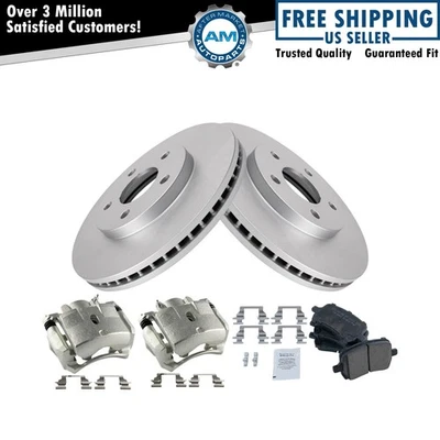 Kit de rotores y pinzas de freno delanteras de cerámica para Chevrolet HHR 2006-2011 Foto 1 de 4