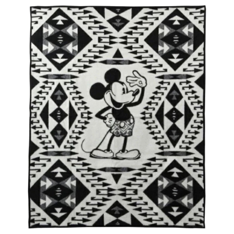 Pendleton Disney Mickey's Salute Edición Limitada Lana Manta Reversible Usada en Excelente Condición Foto 1 de 4