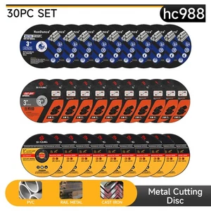 Disco de corte de resina de 30 piezas de 75 mm para amoladora angular de acero inoxidable - Imagen 1 de 7