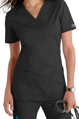 Cherokee Scrub Top Core Stretch Mock Wrap Clearance Sale 4728 - Image 1 of 3