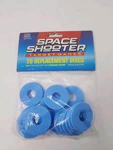 Milton Bradley 4540 Space Shooter Replacement Discs 20 Blue Foam NIP NEW! 1995 - Picture 1 of 3