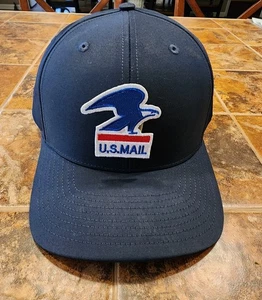 Custom Made USPS Snapback Navy Blue / Navy Blue Cap..Full Back..Vintage Logo - Bild 1 von 3