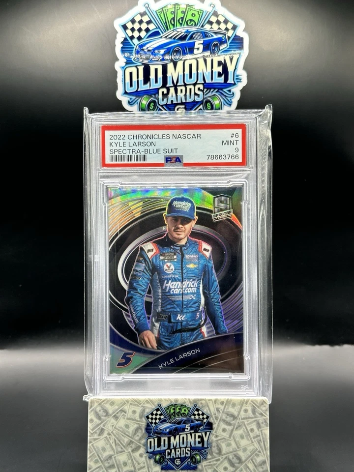 2022 Chronicles NASCAR Kyle Larson Spectra PSA 9 - Image 1 of 1