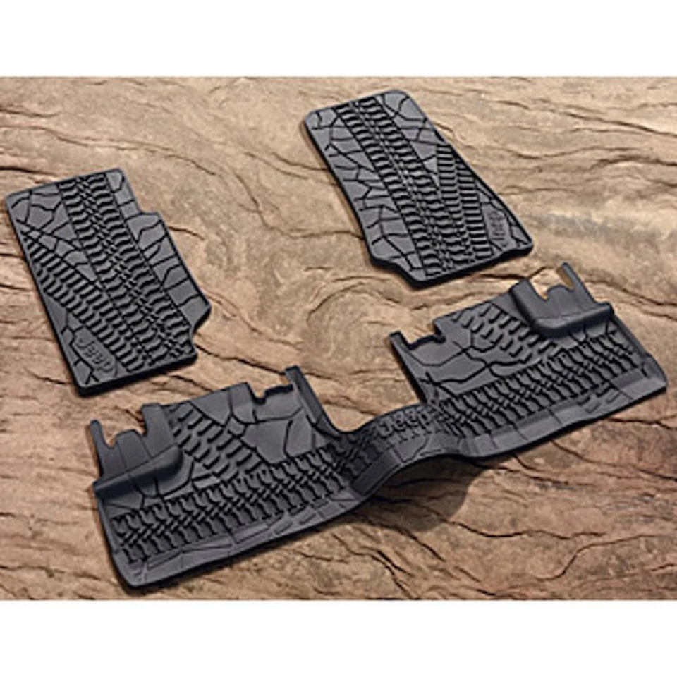 Mopar Accessories 82210164AC Slush-Style Floor Mats 2007-13 Jeep Wrangler 2-Door Foto 1 de 1